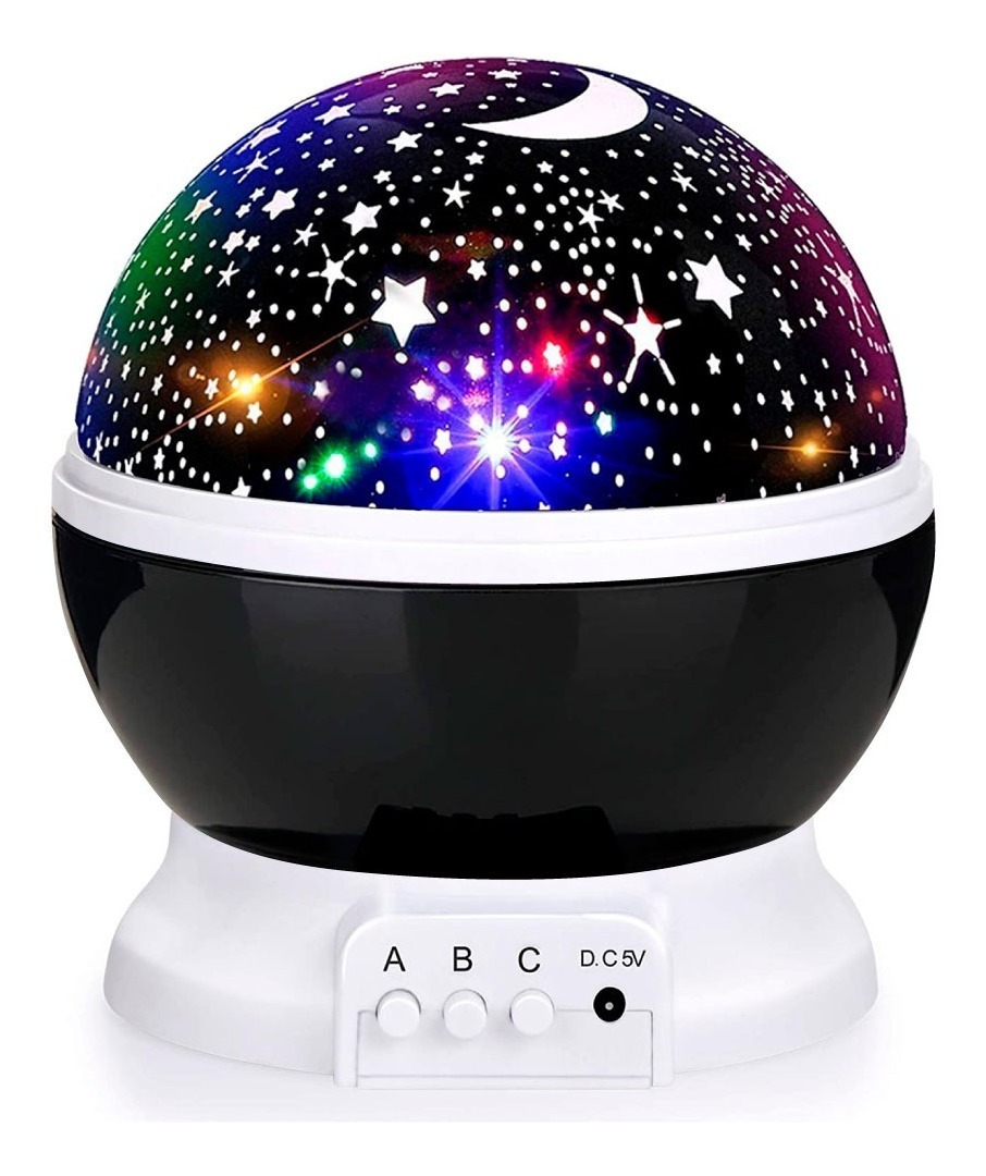 Lampara Proyector De Estrellas Rotativa 360 Grados